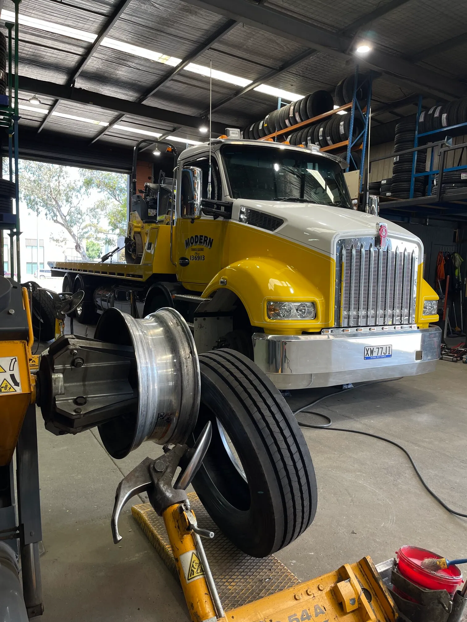 Truck Tyre Repairs image car wheel tyre size | JJ Tyres Services